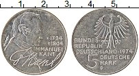 Продать Монеты ФРГ 5 марок 1974 Серебро