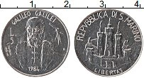 Продать Монеты Сан-Марино 5 лир 1984 Алюминий