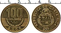Продать Монеты Коста-Рика 100 колон 2007 Латунь