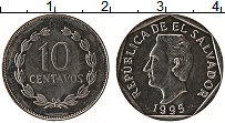 Продать Монеты Сальвадор 10 сентаво 1987 Медно-никель