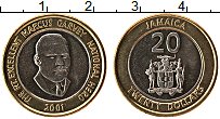 Продать Монеты Ямайка 20 долларов 2001 Биметалл