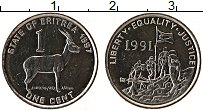 Продать Монеты Эритрея 1 цент 1997 Медно-никель