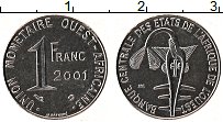 Продать Монеты Западная Африка 1 франк 1992 Сталь