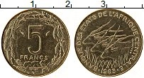 Продать Монеты Центральная Африка 5 франков 1981 Медь