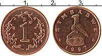 Продать Монеты Зимбабве 1 цент 1997 сталь покрытая латунью