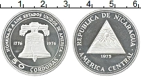 Продать Монеты Никарагуа 50 кордоба 1975 Серебро