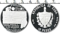 Продать Монеты Куба 10 песо 1992 Серебро