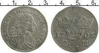 Продать Монеты Швеция 2 марки 1705 Серебро