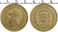 Продать Монеты Доминиканская республика 30 песо 1955 Золото