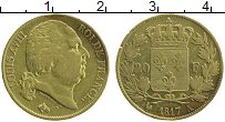 Продать Монеты Франция 20 франков 1817 Золото