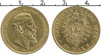 Продать Монеты Пруссия 20 марок 1888 Золото