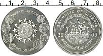 Продать Монеты Либерия 5 долларов 2004 Медно-никель