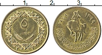 Продать Монеты Ливия 5 дирхам 1979 сталь покрытая латунью