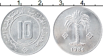 Продать Монеты Алжир 10 сантим 1984 Алюминий