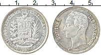 Продать Монеты Венесуэла 2 боливара 1960 Серебро