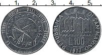 Продать Монеты Сан-Марино 100 лир 1977 Медно-никель