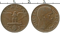 Продать Монеты Италия 5 чентезимо 1939 Медь