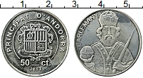 Продать Монеты Андорра 50 сантим 2013 Медно-никель