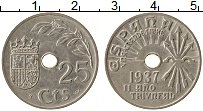 Продать Монеты Испания 25 песет 1937 Медно-никель