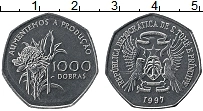 Продать Монеты Сан-Томе и Принсипи 1000 добрас 1997 Медно-никель