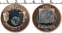 Продать Монеты Катанга 250 франков 2013 Биметалл