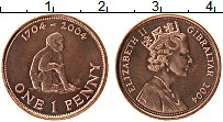 Продать Монеты Гибралтар 1 пенни 2004 Медь
