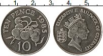 Продать Монеты Гернси 10 пенсов 1985 Медно-никель