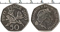 Продать Монеты Гернси 50 пенсов 2003 Медно-никель