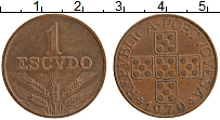 Продать Монеты Португалия 1 эскудо 1979 Бронза