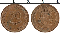 Продать Монеты Ангола 50 сентаво 1961 Бронза