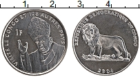 Продать Монеты Конго 1 франк 2004 Сталь покрытая никелем