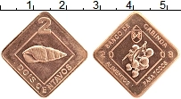 Продать Монеты Кабинда 2 сентаво 2008 Медь