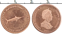 Продать Монеты Тристан-да-Кунья 1 пенни 2011 Медь