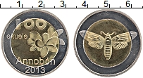 Продать Монеты Аннобон 100 экуэле 2013 Биметалл