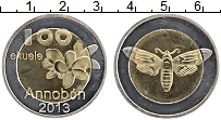 Продать Монеты Аннобон 100 экуэле 2013 Биметалл