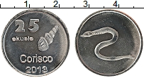 Продать Монеты Кориско 25 экуэле 2013 Медно-никель