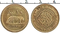 Продать Монеты Дарфур 10 динар 2008 Латунь