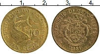 Продать Монеты Сейшелы 10 центов 1981 