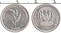 Продать Монеты Руанда 1 франк 2003 Алюминий