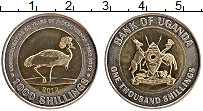 Продать Монеты Уганда 1000 шиллингов 2012 Биметалл
