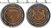 Продать Монеты Ботсвана 2 пула 2013 Биметалл