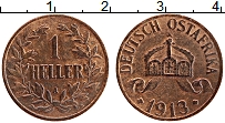 Продать Монеты Немецкая Африка 1 геллер 1913 Бронза