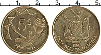 Продать Монеты Намибия 5 долларов 1993 Латунь