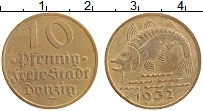 Продать Монеты Данциг 10 пфеннигов 1932 Медь