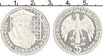 Продать Монеты ФРГ 5 марок 1969 Серебро