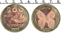 Продать Монеты Аннобон 500 экуэле 2013 Биметалл