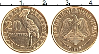Продать Монеты Южный Судан 20 пиастров 2015 Латунь