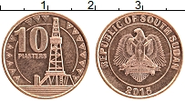 Продать Монеты Южный Судан 10 пиастр 2015 Бронза