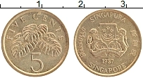 Продать Монеты Сингапур 5 центов 1986 Бронза