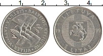 Продать Монеты Литва 1 лит 1990 Медно-никель